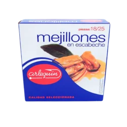 mejillones escabeche arlequin 1825 gigante