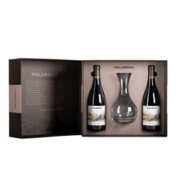 ESTUCHE MALABRIGO 2 BOTELLAS 75CL DECANTADOR 2 1